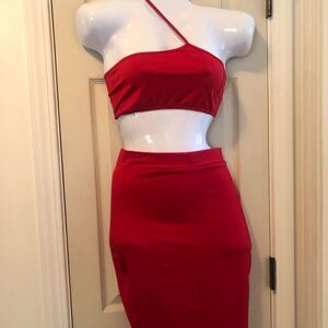 Lagishan body con Dress - jersey material - soft - elastic waist